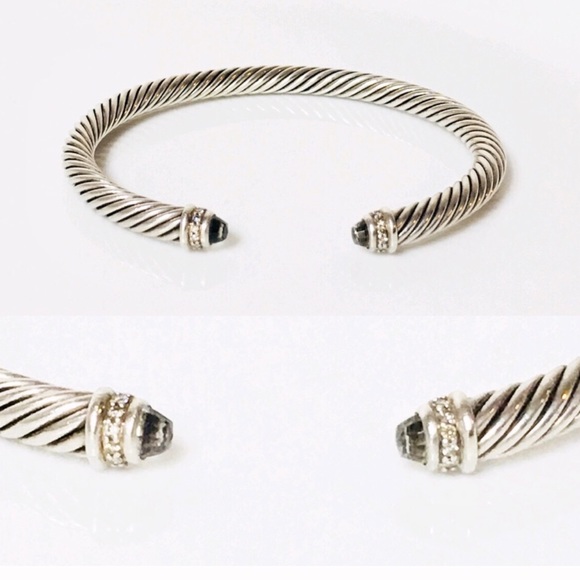 David Yurman | Jewelry | David Yurman Prasiolite Diamond Cable Cuff ...